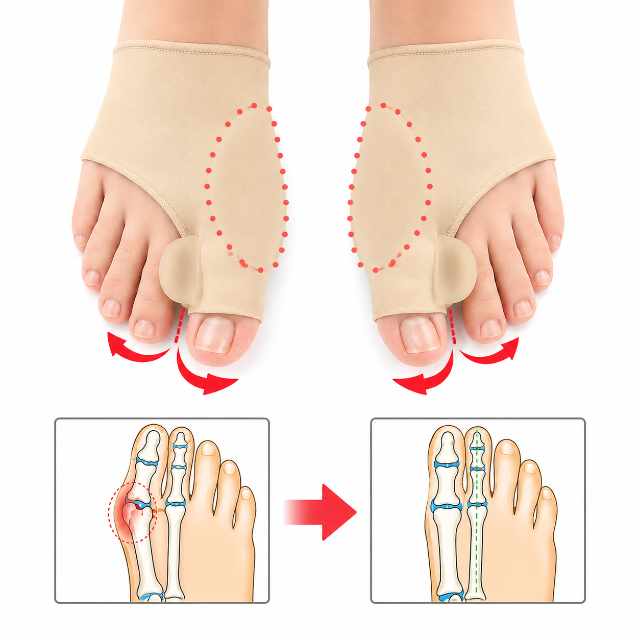 Goodbye Foot Pain. Hello All-Day Comfort
